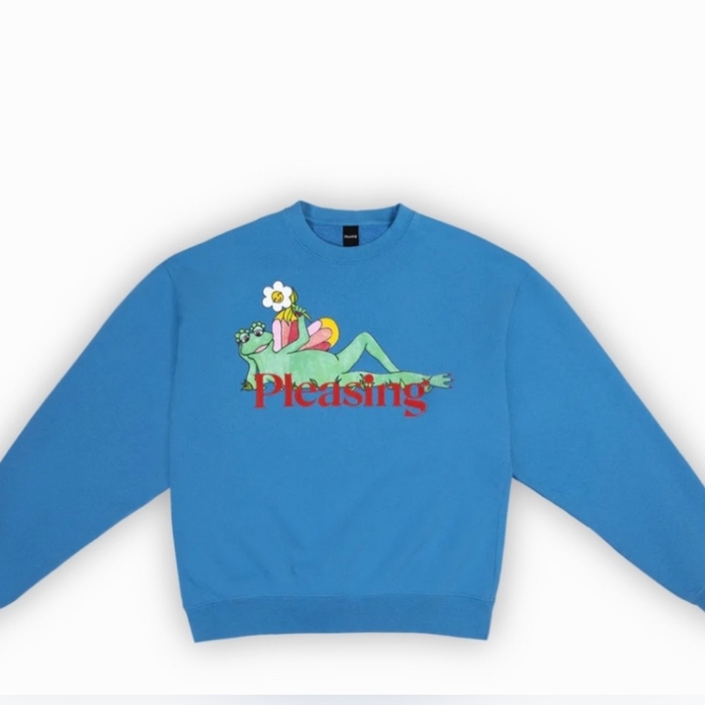 Harry Styles x Pleasing Crewneck in Sky Blue
